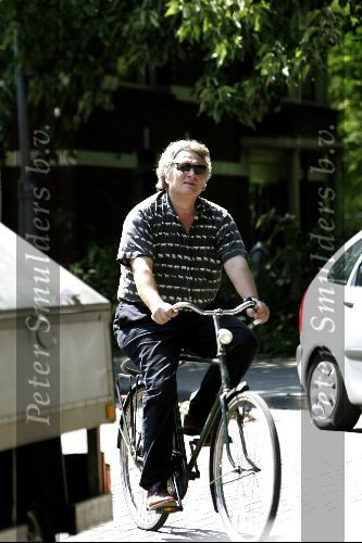 Amsterdam 29 juli 2004
Jan Timman op de fiets