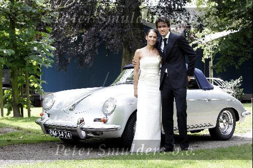 Breukelen 2 juli 2004
John v Lottum trouwen
Achtergrond een Classic Porsche