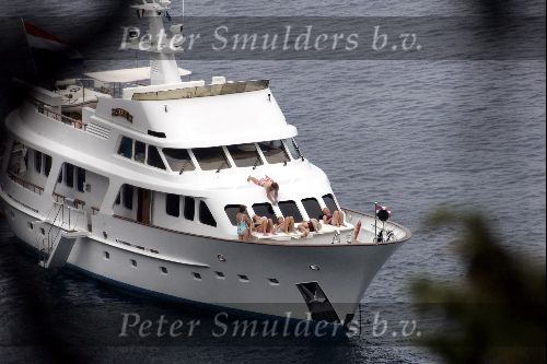 Porte Ercole 8 juli 2004
Prinses Margriet,Prinses Irene , Prins Floris en zijn vriendin op de Jumbo VI