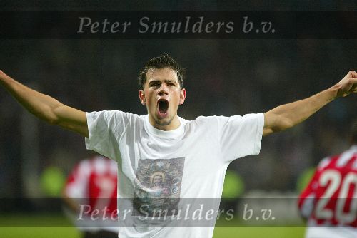 2004
PSV - Newcastle Utd  1-1 
Doelpunt Mateja Kezman met tatoeage