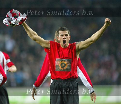 2004
PSV - SC Heerenveen  Doelpunt Mateja Kezman met tatoeage
