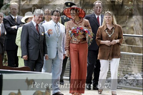 Amsterdam 1 juli 2004
Prinses Maxima in dierentuin Artis