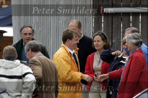 Muiden 4 juli 2004
Koningin Beatrix en Prins Friso varen op Groene Draeck