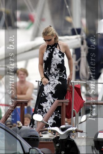 Porte Ercole 8 juli 2004
Prinses Margriet en Prinses Carolina op de Jumbo VI