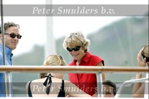 Porte Ercole 8 juli 2004
Prinses Irene ,Prins Jaime, Prinses  Carolina   op de Jumbo VI
