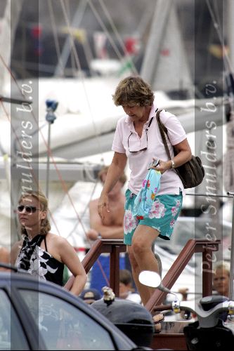 Porte Ercole 8 juli 2004
Prinses Margriet en Prinses Carolina op de Jumbo VI