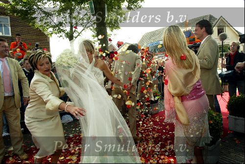 Heesch/Geffen Holland 10 Juli 2004
Trouwen Ruud v Nistelrooy met zijn Leontien