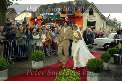 Heesch/Geffen Holland 10 Juli 2004
Trouwen Ruud v Nistelrooy met zijn Leontien