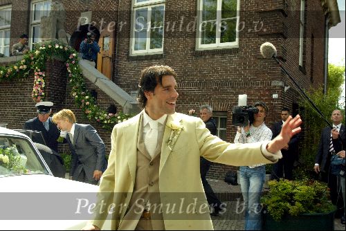 Heesch/Geffen Holland 10 Juli 2004
Trouwen Ruud v Nistelrooy met zijn Leontien