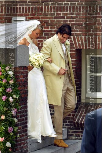 Heesch/Geffen Holland 10 Juli 2004
Trouwen Ruud v Nistelrooy met zijn Leontien