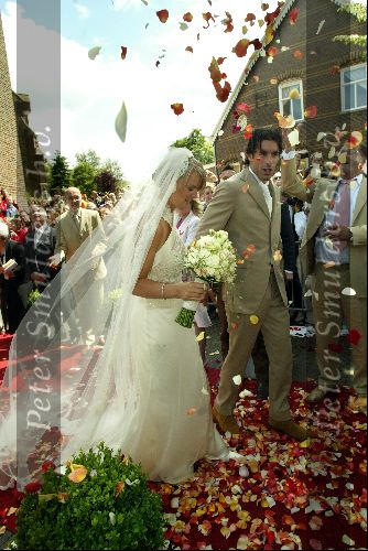 Heesch/Geffen Holland 10 Juli 2004
Trouwen Ruud v Nistelrooy met zijn Leontien