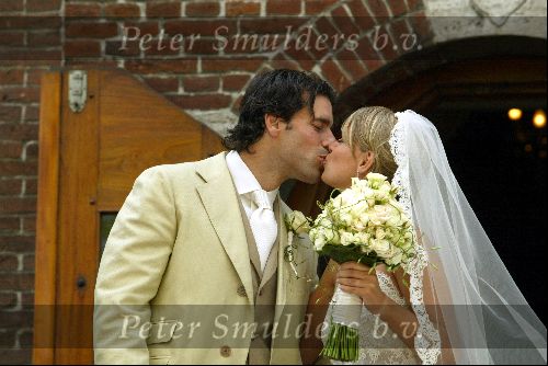 Heesch/Geffen Holland 10 Juli 2004
Trouwen Ruud v Nistelrooy met zijn Leontien
