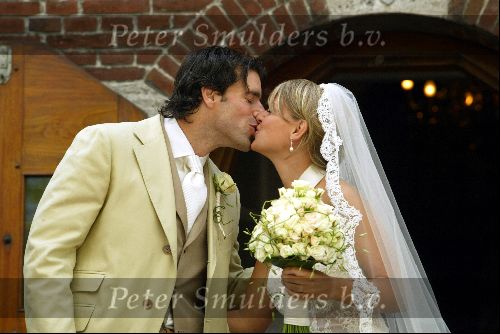 Heesch/Geffen Holland 10 Juli 2004
Trouwen Ruud v Nistelrooy met zijn Leontien