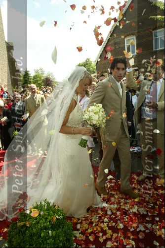 Heesch/Geffen Holland 10 Juli 2004
Trouwen Ruud v Nistelrooy met zijn Leontien