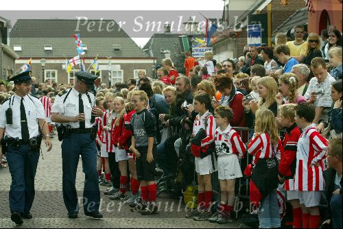 Heesch/Geffen Holland 10 Juli 2004
Trouwen Ruud v Nistelrooy met zijn Leontien