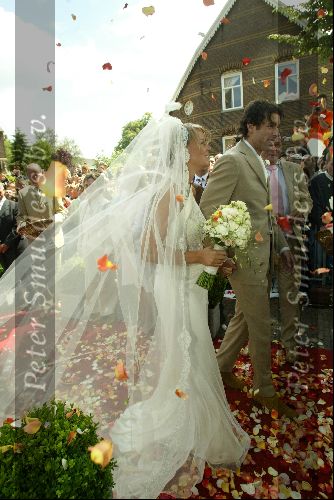 Heesch/Geffen Holland 10 Juli 2004
Trouwen Ruud v Nistelrooy met zijn Leontien