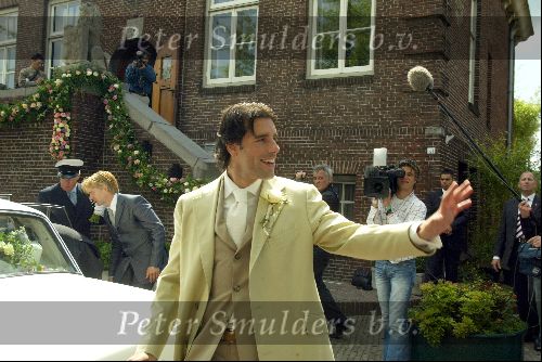 Heesch/Geffen 10 Juli 2004
Trouwen Ruud v Nistelrooy met zijn Leontien Slaats
