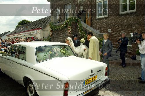 Heesch/Geffen 10 Juli 2004
Trouwen Ruud v Nistelrooy met zijn Leontien Slaats