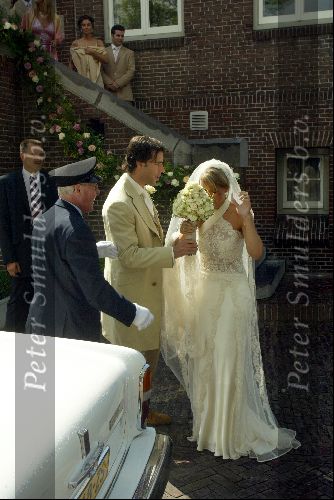 Heesch/Geffen 10 Juli 2004
Trouwen Ruud v Nistelrooy met zijn Leontien Slaats