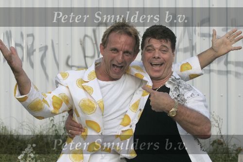 Tilburg, 3 Juli 2005
Oranje-kenner en liefhebber, Johan Vlemmix samen met Ad v d Hurh Andy de Witt
