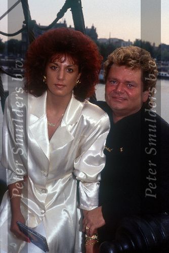 Hilversum 10 September 1991
Andre Hazes met zijn nieuwe vriendin Rachel Hazes