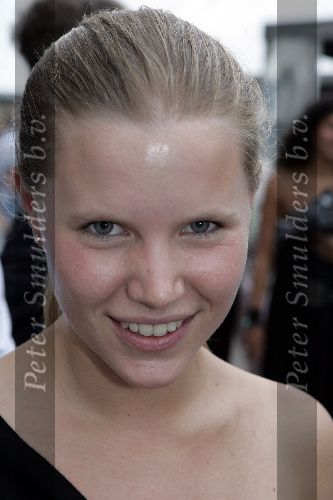 Amsterdam  28 juli 2005
Frans Molenaar modeshow bij amsterdam fashion week bij westergasfabriek. 
Caro lenssen