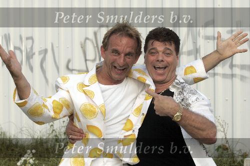Tilburg, 3 Juli 2005
Oranje-kenner en liefhebber, Johan Vlemmix samen met Ad v d Hurh Andy de Witt