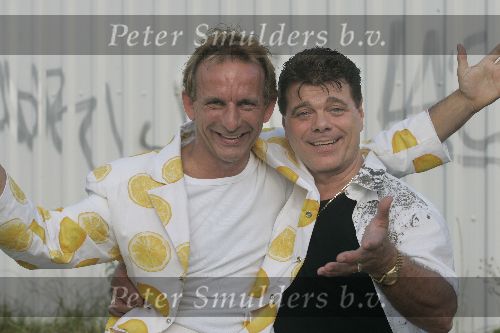 Tilburg, 3 Juli 2005
Oranje-kenner en liefhebber, Johan Vlemmix samen met Ad v d Hurh Andy de Witt