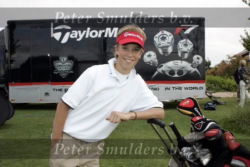 Halfweg, 26 Juli 2005 Golfclub Houtrak
Demonstratie en clubfitting van TaylorMade
Op de foto Junior Smulders spelend voor golfclub Best Hcp 2.1