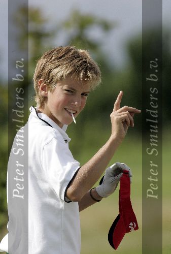 Halfweg, 26 Juli 2005 Golfclub Houtrak
Demonstratie en clubfitting van TaylorMade
Op de foto Junior Smulders spelend voor golfclub Best Hcp 2.1