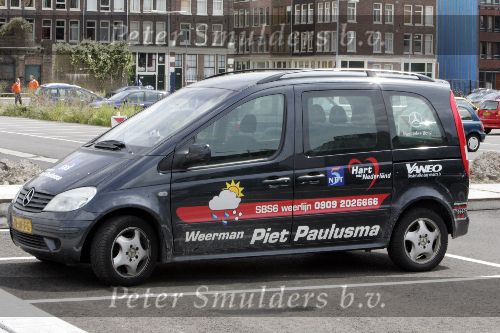 Amsterdam 19 juli 2005
Perspresentatie SBS6 Net5 en Veronica .
Piet Paulusma zijn auto