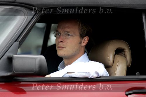Amsterdam 22 juli 2005
Prins Jaime in zijn saab cabrio