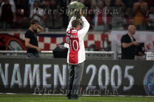 Amsterdam 29 juli 2005
Afscheid Rafael v d Vaart bij Ajax.
