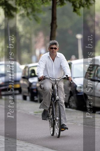 Amsterdam 14 juli 2005
Rob Oudkerk op fiets