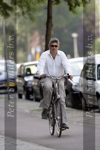 Amsterdam 14 juli 2005
Rob Oudkerk op fiets