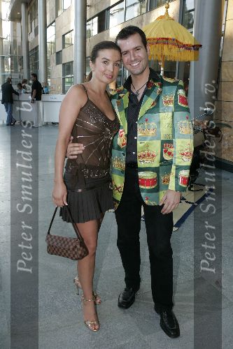 Amsterdam 30 juli 2005
Beurs mode accecoires.
Rosanna Lima en Mark