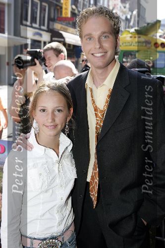Amsterdam 10 juli 2005
Premiere Zoop in Tuschinski.
Sander Jan Klerk en Kim