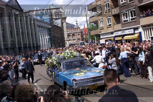 Amsterdam 16 juli 2001
Crematie van Herman Brood.
de dienst was in Pardiso