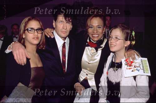 Amsterdam, 14 oktober 1997
Opening expositie Herman Brood
hier op de foto met Patty Brard en hun dochters