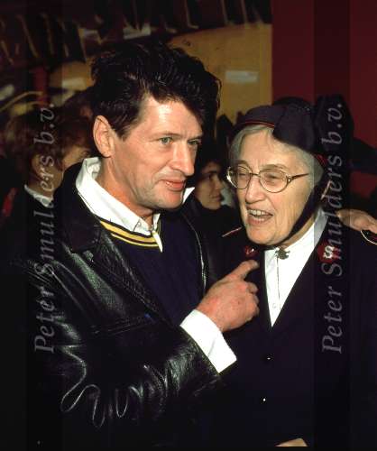 Amsterdam, 14 oktober 1997
Opening expositie Herman Brood
hier op de foto met Majoor Boszhardt