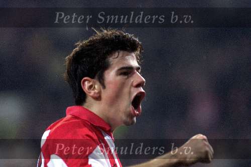 Eindhoven, 23 november 2000
UEFA Cup wedstrijd PSV-PAOK Thessaloniki, eindstand
KEZMAN HEEFT  0-2  GESCOORD