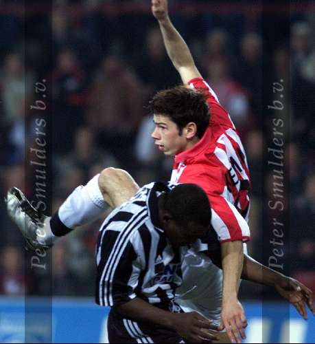 Eindhoven, 23 november 2000
UEFA Cup wedstrijd PSV-PAOK Thessaloniki, eindstand
KEZMAN