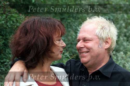 IJmuiden 20 juli 2001
Oscar Benton met zijn vriendin.