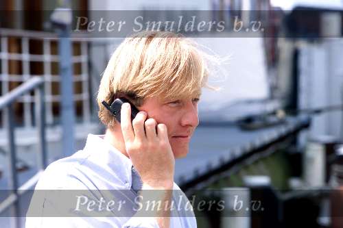 Amsterdam 26 juli 2001
Winterpresentatie van RTL 4 RTL 5 en Yorin.
Rick Nieman met gsm