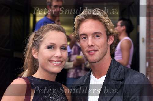 Amsterdam 23 juli 2001
Premiere van Rocky over the rainbow.
Tanja Jess en haar vriend Charly