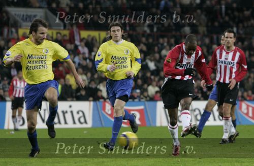 Eindhoven, 20 Januari 2006 Kompetitiewedstrijd PSV-RKC Waalwijk, eindstand 2-0 Seizoen 2005/2006
DaMarcus Beasley
