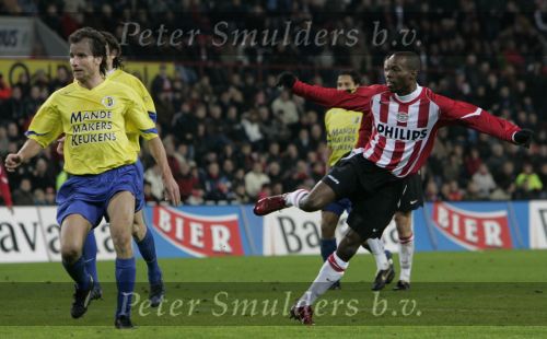 Eindhoven, 20 Januari 2006 Kompetitiewedstrijd PSV-RKC Waalwijk, eindstand 2-0 Seizoen 2005/2006
DaMarcus Beasley
