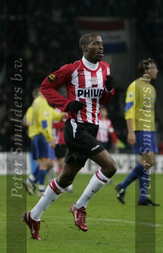 Eindhoven, 20 Januari 2006 Kompetitiewedstrijd PSV-RKC Waalwijk, eindstand 2-0 Seizoen 2005/2006
DaMarcus Beasley