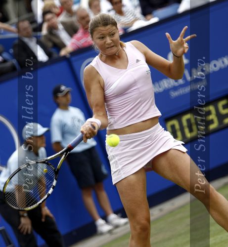 Rosmalen, 23 Juni 2006 Ordina Open 2006
Halve finale Dinara Safina-Eleni Daniilidou
6-3  3-6  6-4
© Foto Edwin van Zandvoort