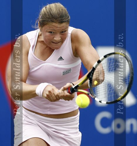 Rosmalen, 23 Juni 2006 Ordina Open 2006
Halve finale Dinara Safina-Eleni Daniilidou
6-3  3-6  6-4
© Foto Edwin van Zandvoort